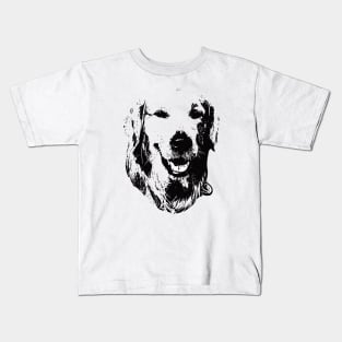 Golden Retriever Face Design - A Golden Christmas Gift Kids T-Shirt